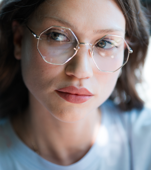 Miu Miu MU09XV VAU1O1 Oval Honey Yellow Tortoise Eyeglasses