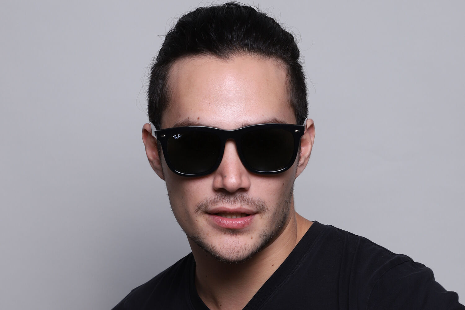 Ray-Ban RB4260D Asian Fit 601/71 Square Black Sunglasses | Vision