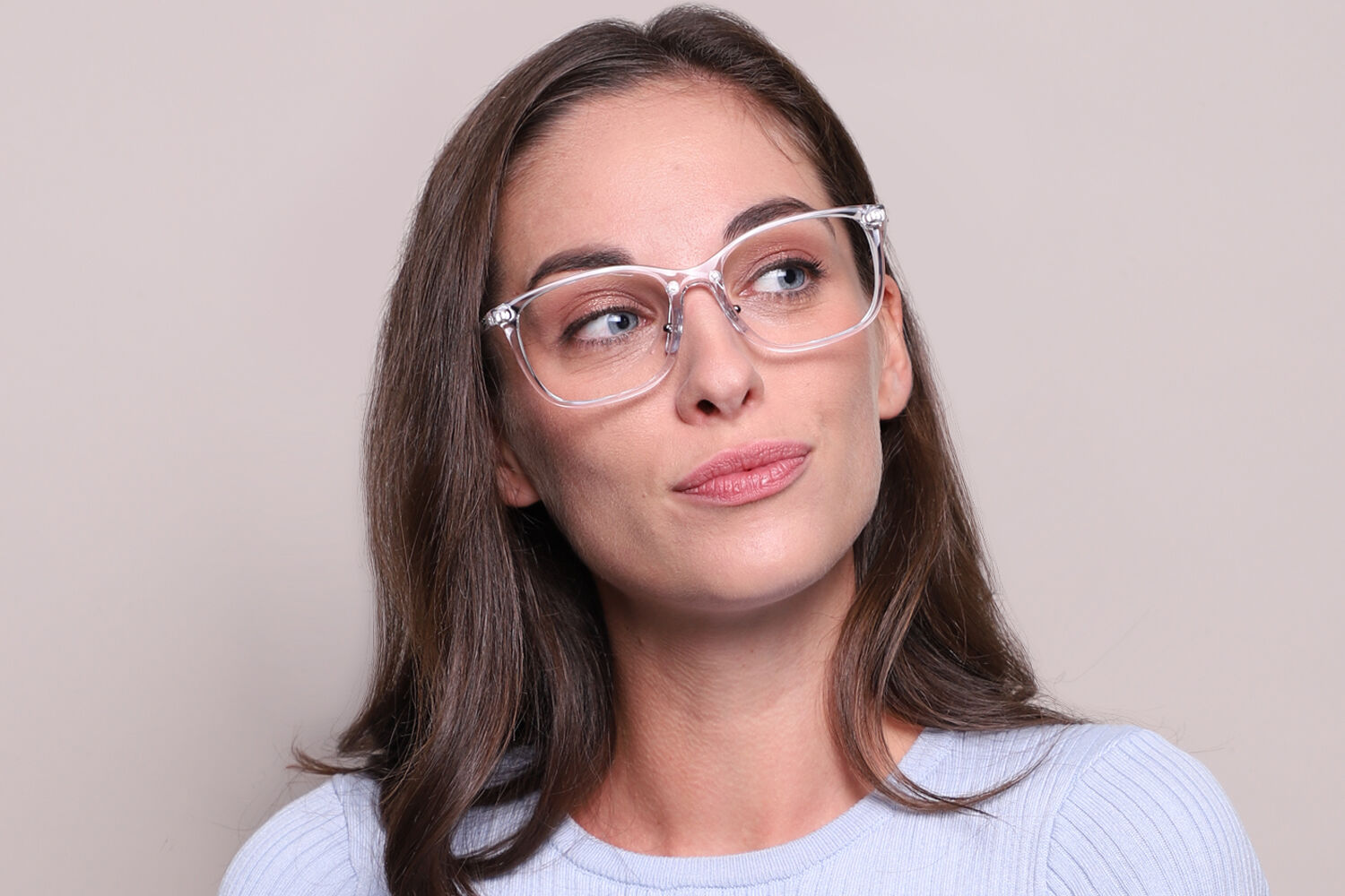 Ray-Ban RX7168D Asian Fit 8248 Clear Eyeglasses | Vision Direct