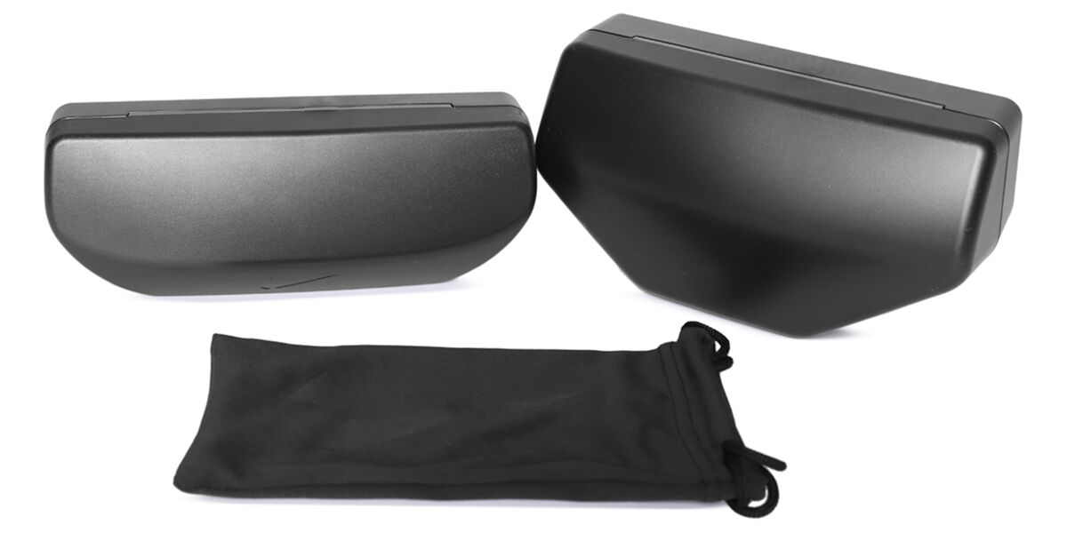 Nike ZEUS RISE N IU4708X 010 Wraparound Matte Black Sunglasses