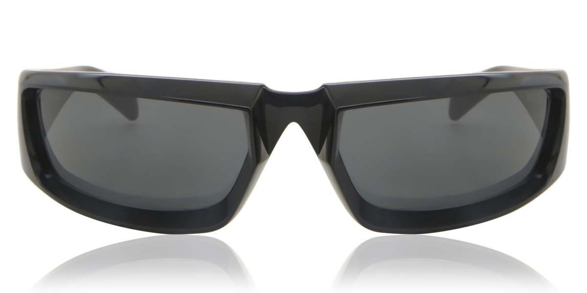 Prada PR 25YS 1AB5S0 Rectangle Black Sunglasses | Vision Direct