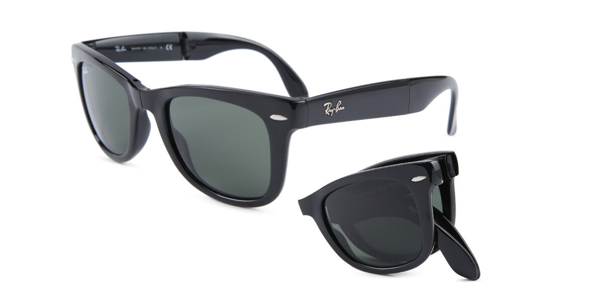 Ray-Ban サングラス RB4105 WAYFARER FOLDING Ray-Ban RB4105 Wayfarer Folding 601 Square Black Eyeglasses