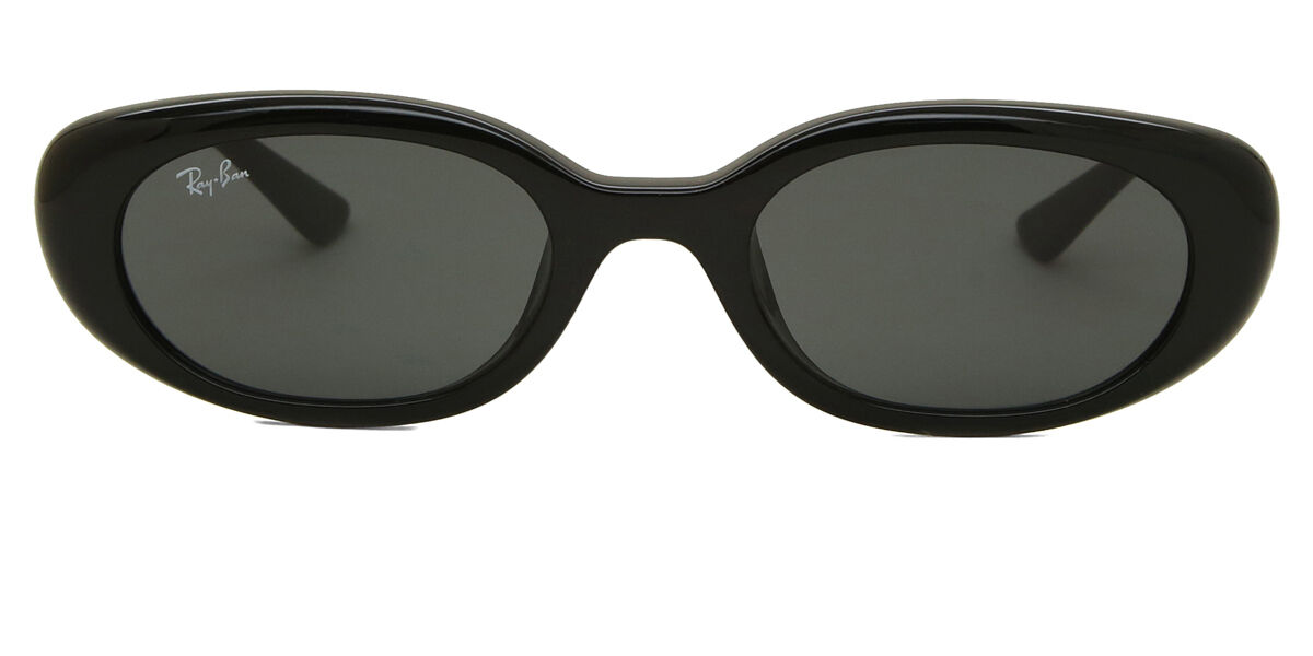Ray-Ban RB4441D Asian Fit 667787 Oval Black Sunglasses | Vision