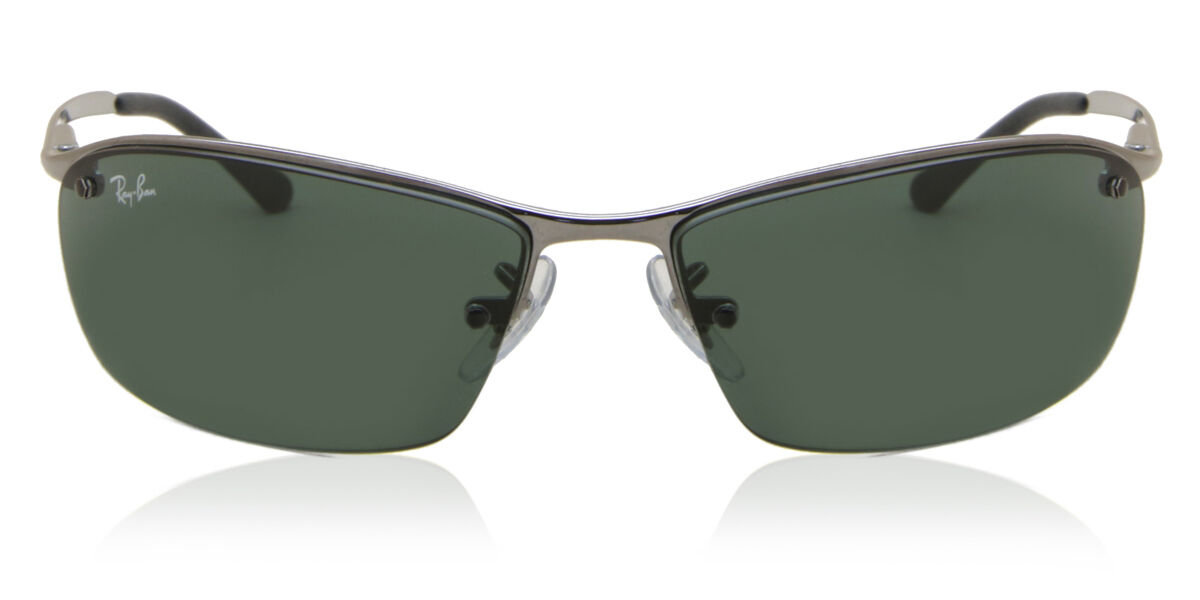 Ray-Ban RB3183 Top Bar 004/71 Wraparound Grey Sunglasses | Vision