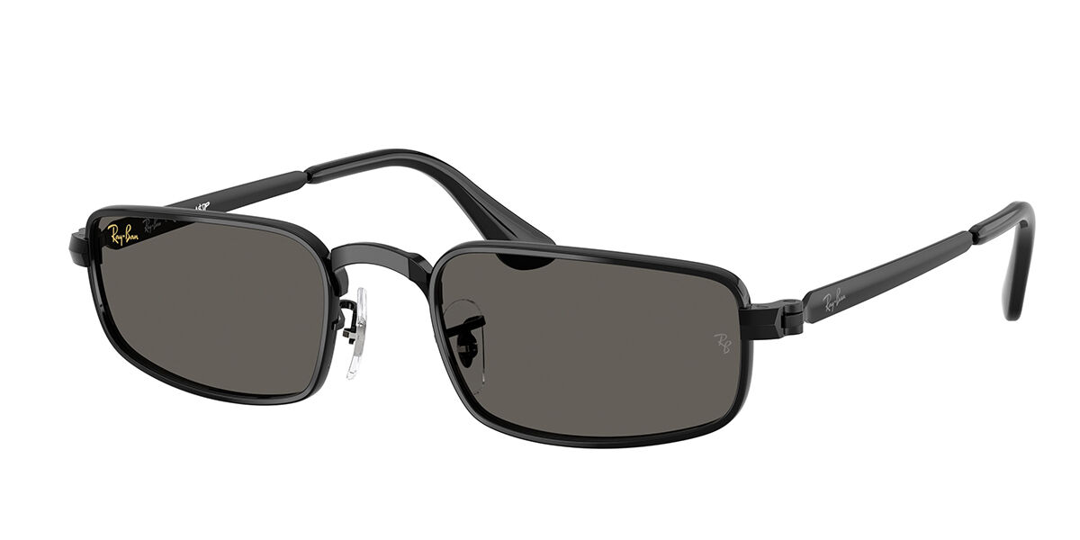 Ray Ban Rb8927 Ray-Ban RB3927 002/J5 Rectangle Black Sunglasses | Vision Direct Australia