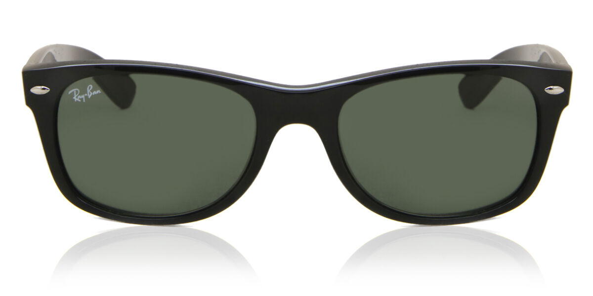 Ray-Ban RB2132F New Wayfarer Asian Fit 601/64 Square Black