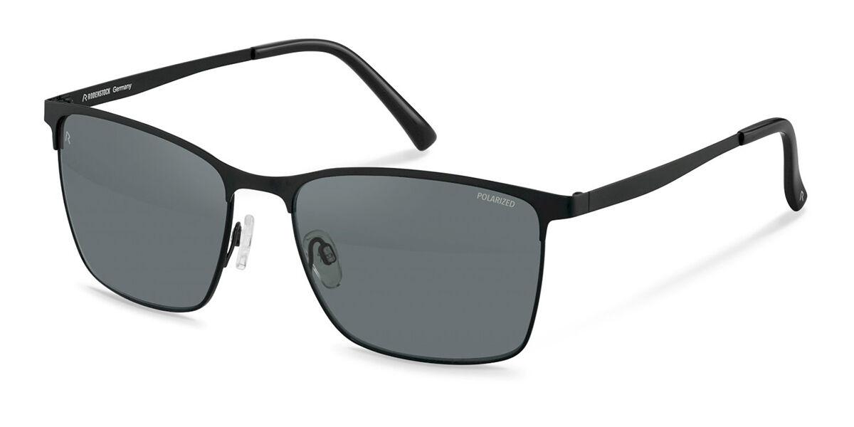 Rodenstock R1445 A445 Rectangle Black Sunglasses | Vision Direct Australia