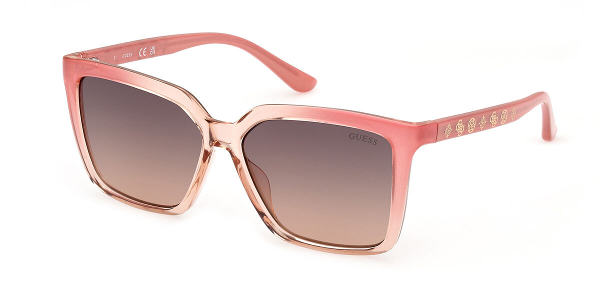 Guess GU00099 74B Square Gradient Pink Sunglasses | Vision Direct Australia