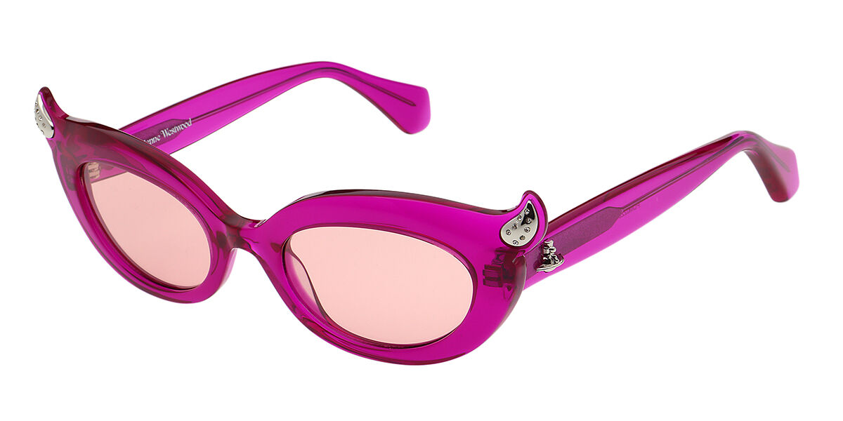 Vivienne Westwood Pink Sunglasses – 100% UV Protection & Free
