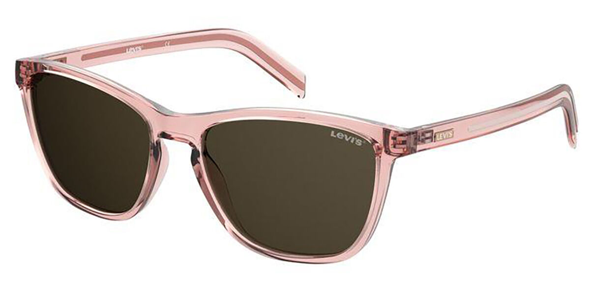 Levi's LV 5027/S 35J/70 Square Transparent Pink Sunglasses | Vision ...