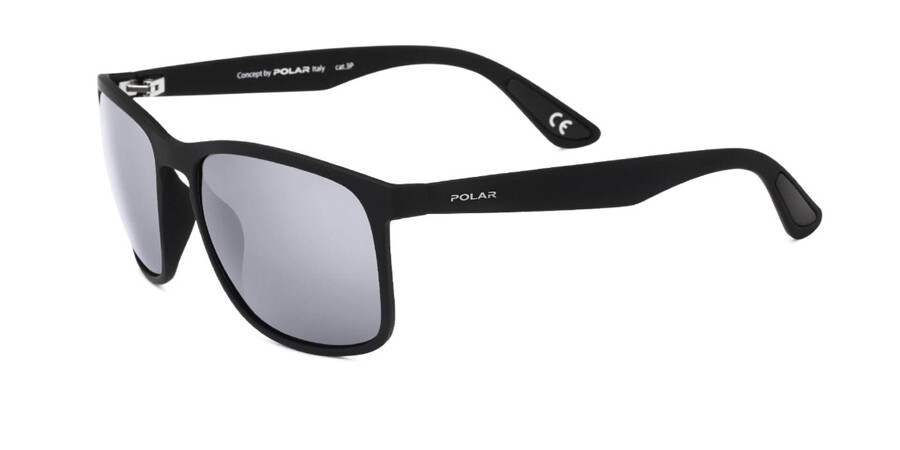 Polar 359 Polarized 80B Square Black Sunglasses | Vision Direct Australia