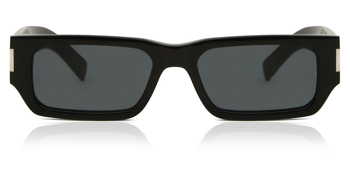 Saint Laurent SL 660 001 Rectangle Black Sunglasses | Vision