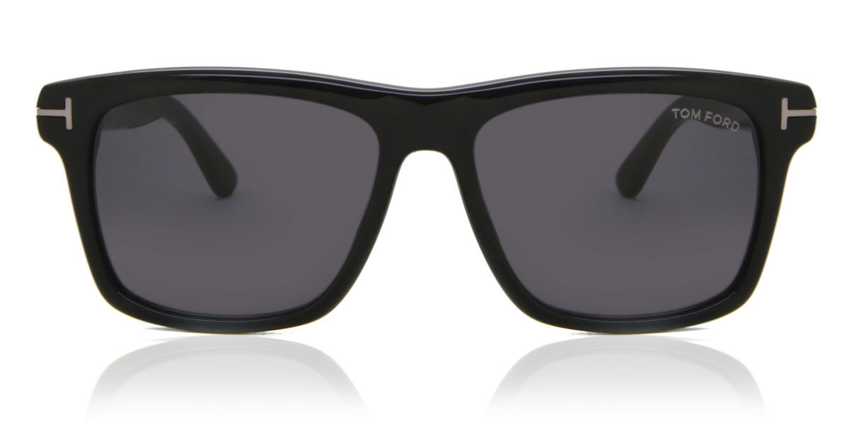 Tom Ford FT0906-N BUCKLEY-02 01A Square Black Sunglasses | Vision