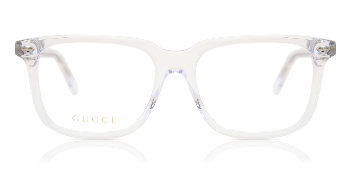 Gucci GG0737O 018 Square Clear Eyeglasses | Vision Direct Australia