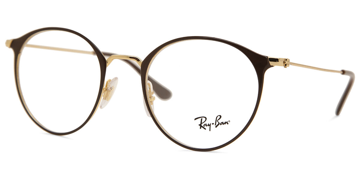 Ray-Ban RX6378 2905 Oval Brown Eyeglasses | Vision Direct Australia