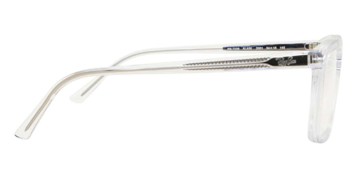 Ray-Ban RX7239 Alain 2001 Rectangle Clear Eyeglasses | Vision