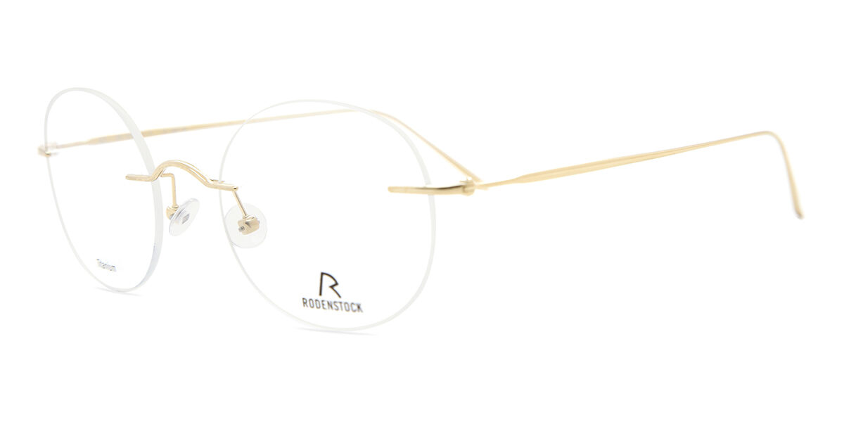 Rodenstock R7084 Rodenstock R7084 A Oval Light Gold Eyeglasses | Vision Direct Australia