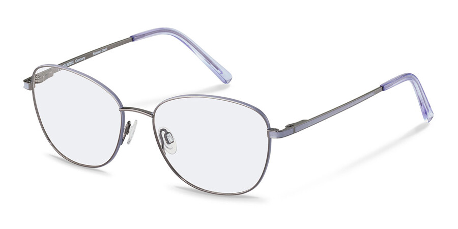Rodenstock R2660 D Oval Dark Grey Violet Eyeglasses | Vision Direct ...