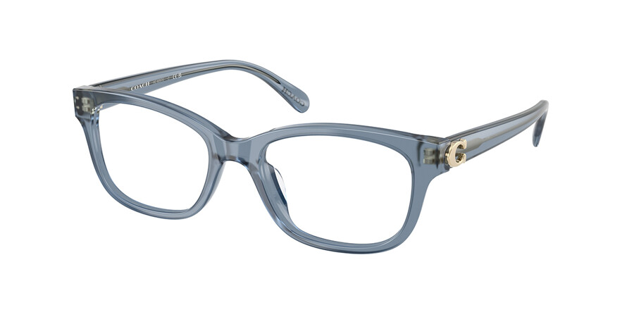Coach HC6257U 5259 Square Pearly Denim Blue Eyeglasses | Vision Direct ...