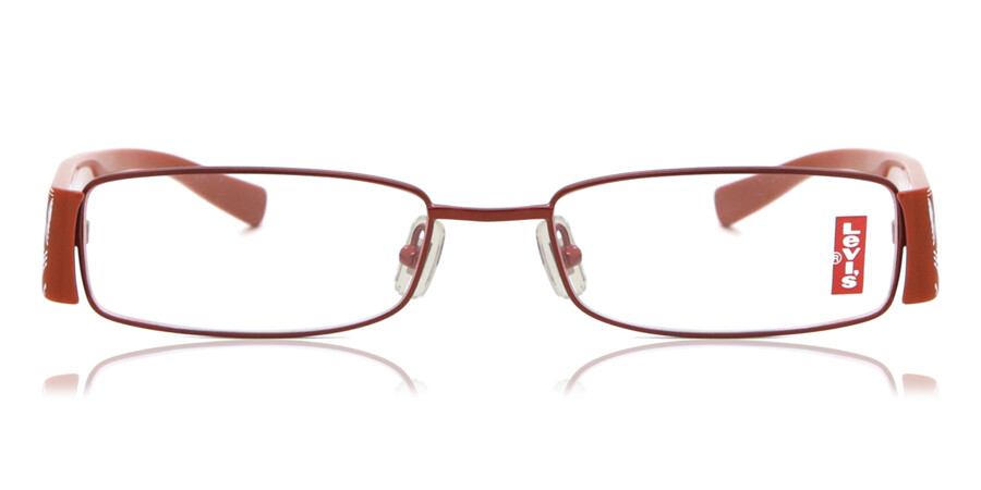 Levi's LS2502 015 Rectangle Orange Eyeglasses | Vision Direct Australia