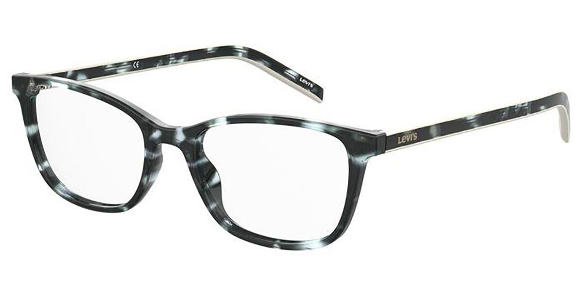 Levi's LV 1032 R8M Rectangle Azure Blue Tortoise Eyeglasses | Vision ...