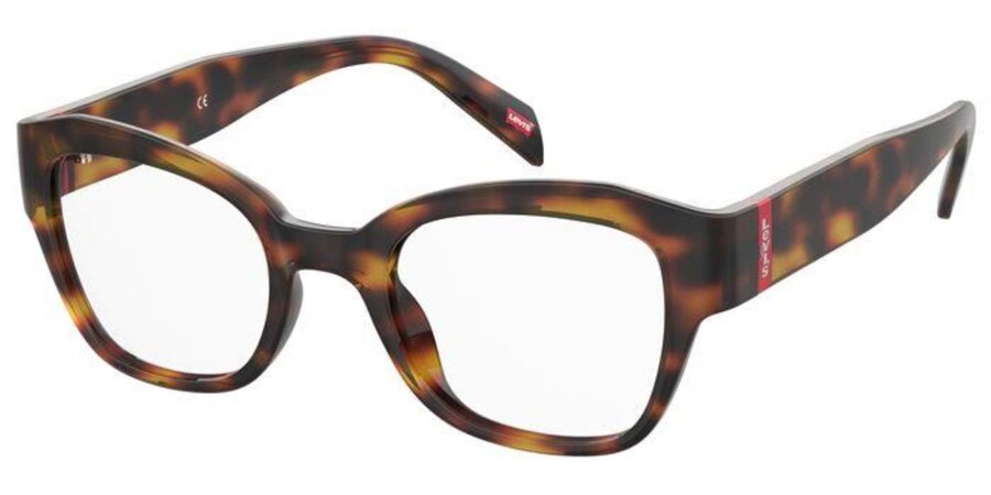 Levi's LV 1045 086 Square Tortoise Eyeglasses | Vision Direct Australia