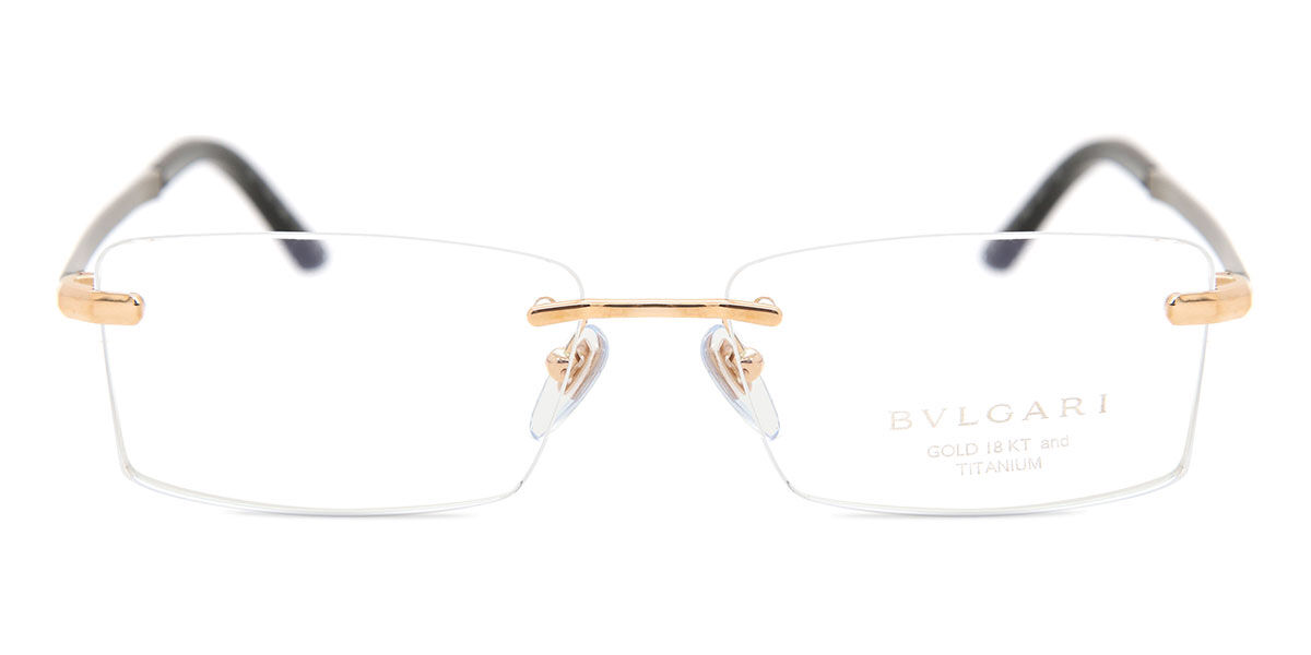 BVLGARI サングラス 619 度なし リムレス スクエア Bvlgari Rimless Eyeglasses – Premium Quality, Free Delivery