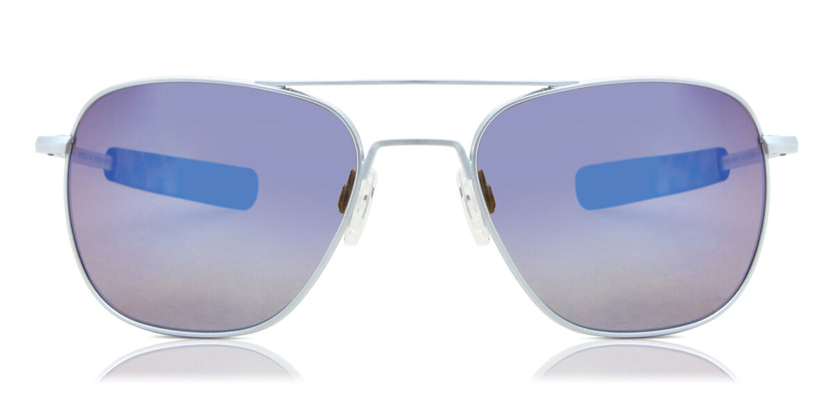 Randolph Engineering Aviator Polarized AF243 Pilot Matte Chrome Grey ...