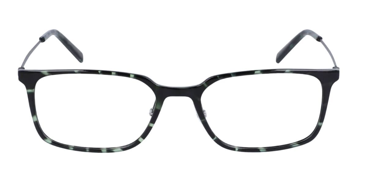 Flexon EP8003 340 Rectangle Shiny Olive Green Tortoise Eyeglasses ...