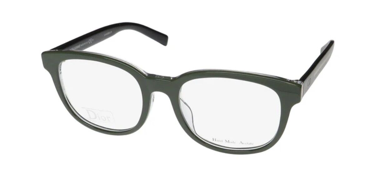 Dior BLACK TIE 202F Asian Fit G6M Square Green Eyeglasses | Vision ...