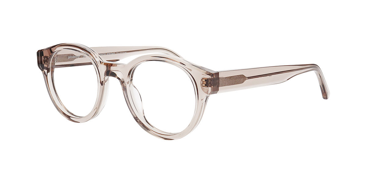 Prodesign Cut 3 6415 Oval Transparent Light Brown Eyeglasses | Vision ...