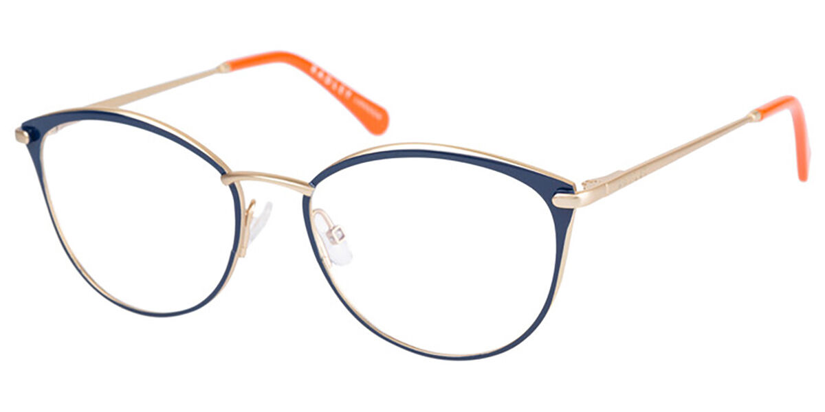 Radley RDO 6002 205 Cat Eye Navy Blue Gold Eyeglasses | Vision Direct ...
