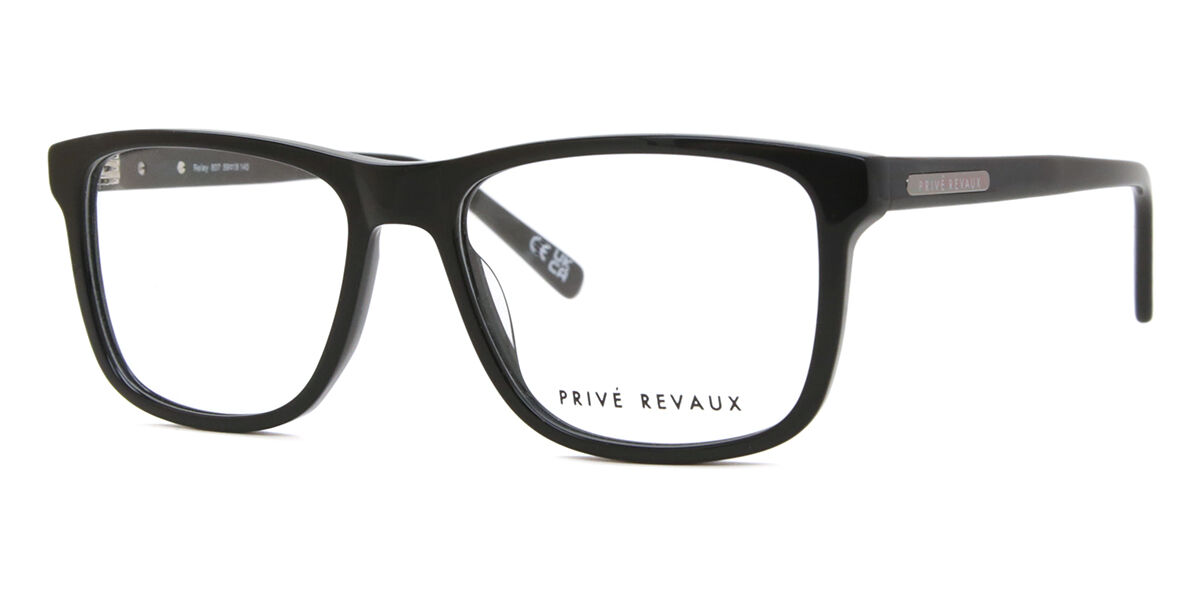 Privé Revaux RELAY 807 Rectangle Black Eyeglasses | Vision Direct Australia